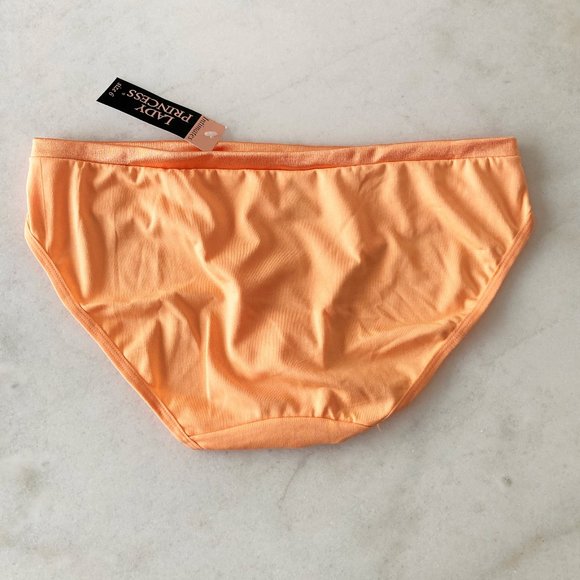 3/$36 - NWT! New Lady Princess Orange panty / underwear, bow detail (size 6) - Picture 2 of 4